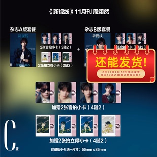 【赠送官方小卡12张】新视线madame FIGARO费加罗世界杂志2025年11月上 封面周翊然 内文 ：刘岩 沈羽洁 明星时尚潮流期刊杂志