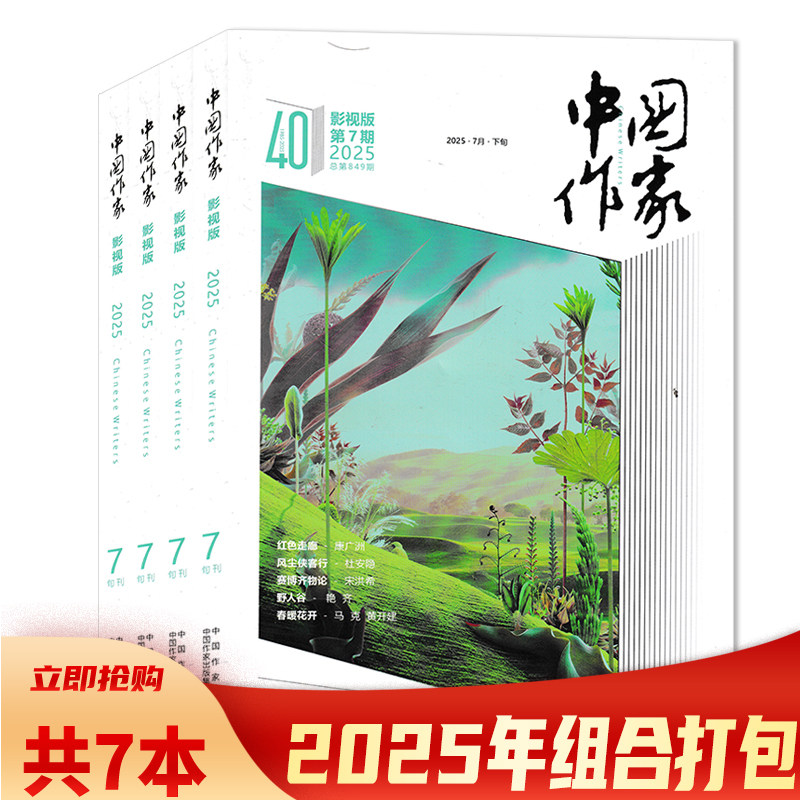 套餐9本中国作家影视杂志