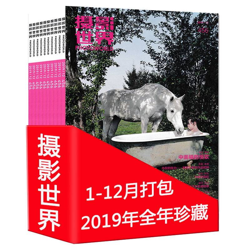 【2019全年珍藏 共12本】摄影世界杂志2019年1-12月打包 正版现货艺术生活时尚旅游影像视觉数码摄影创作器材技巧知识书籍期刊