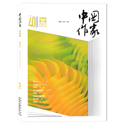 中国作家文学版杂志短中长篇小说