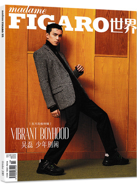 【指定西服全身封面吴磊】madame FIGARO费加罗世界杂志2019年10月陶虹海清邓超元蒋梦婕刘治成非时尚先生2022年8月