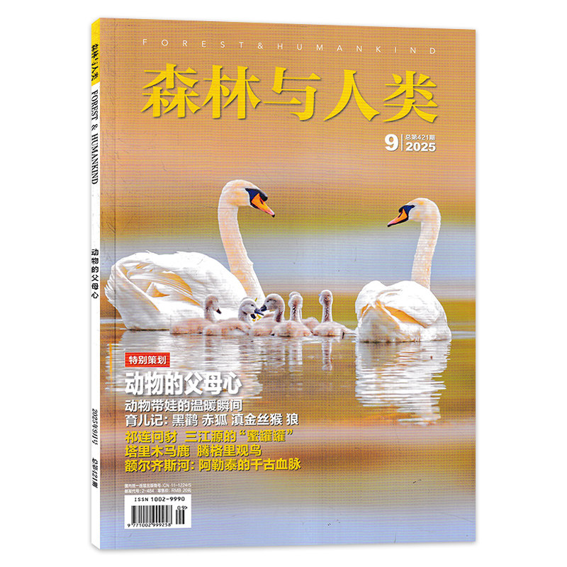 【单期可选】森林与人类杂志2025年9月 特别策划：动物的父母心   自然知识拓展书籍期刊