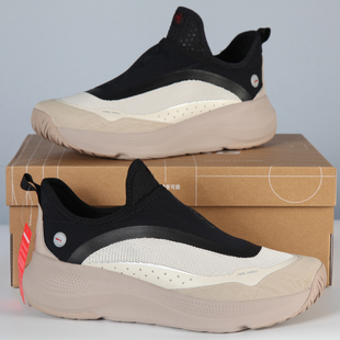 网面透气运动休闲鞋 一脚蹬男鞋 夏季 AGLU105 2024新款 李宁SOFT