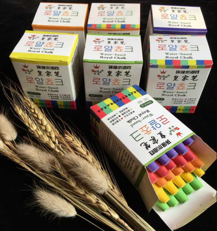 咚哩皇家水溶性湿写湿擦无尘粉笔