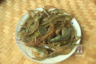 青明虾竹节虾明虾海鲜新鲜冰鲜速冻肉质500g 小基围虾 海水白对虾