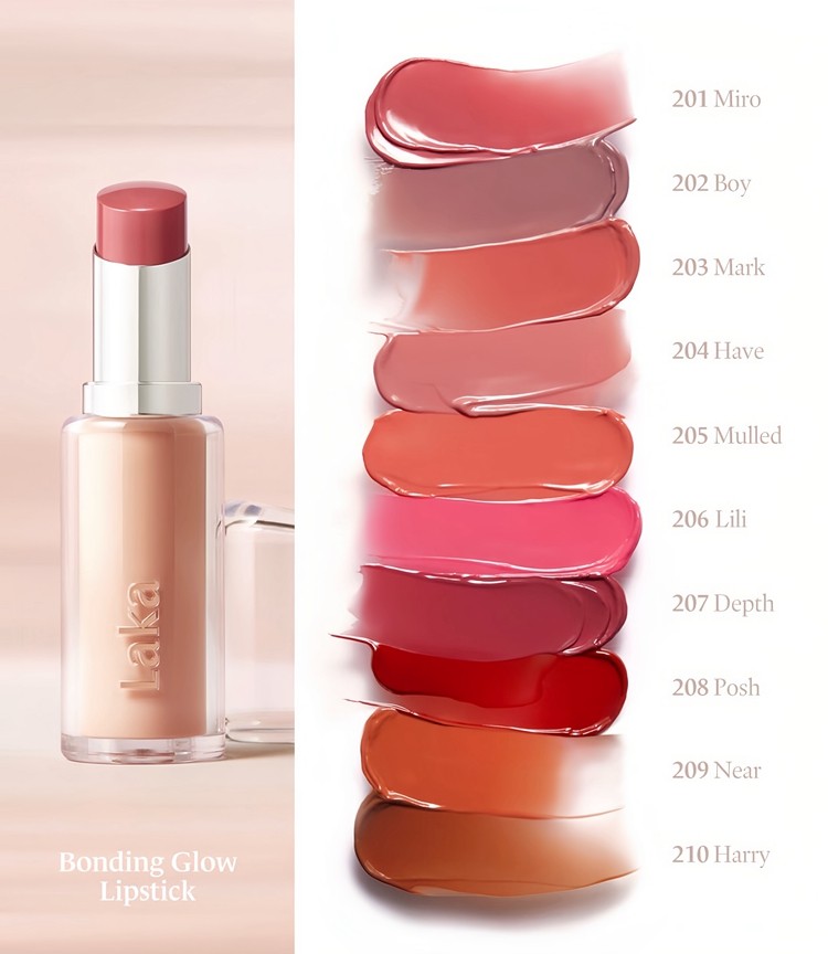 非现货 韩国代购laka bonding glow琉璃珠子光泽持久口红