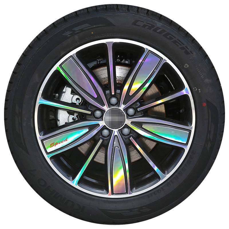 21款哈弗H6轮毂贴纸新h6轮廓个性改装彩膜19寸车轮钢圈划痕遮挡贴