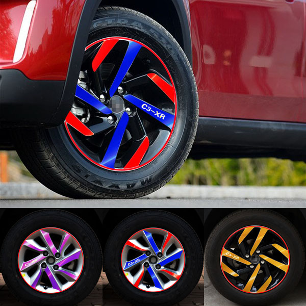 专用于改装轮毂遮划痕车贴