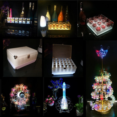 led啤酒杯预调子弹网红展示架