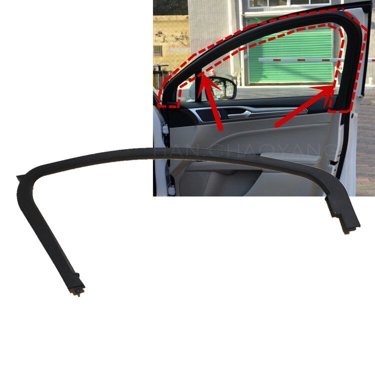 适用于新蒙迪欧13-19款前门内饰板车门装饰盖绒玻璃护盖戎槽饰条5