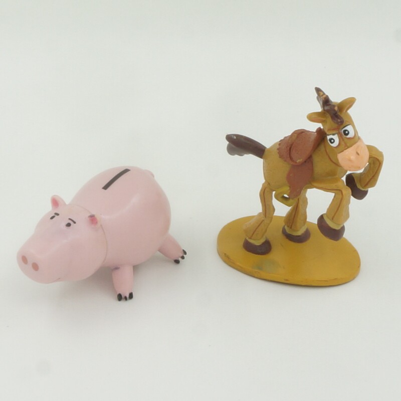 正版散货 disney/迪士尼 玩具总动员 红心马 火腿 摆件