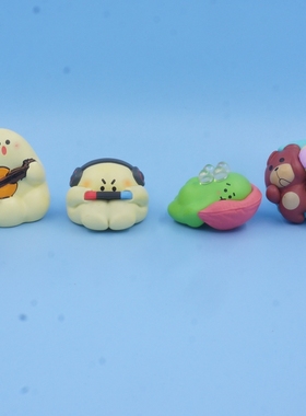 正版散货 CJOY 果人盲盒果仁系列坚果动漫周边车载摆件 现货