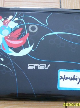 华硕 F6 F6A F6V F6E F6S F6  外壳 A B C D 壳 黑色烤漆印花版A