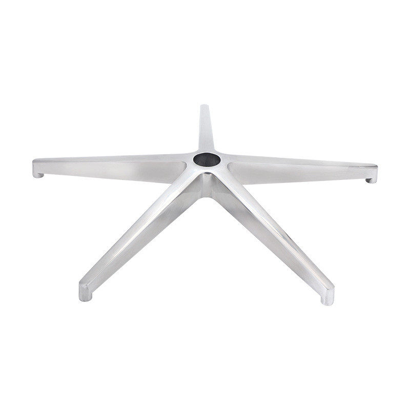 转椅脚350高平配件 五金金属配件加厚椅子脚底盘架办公椅直脚底座