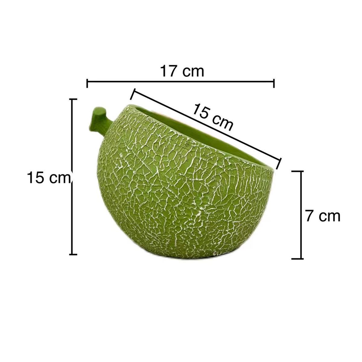 创意南瓜仿真田园多肉花卉绿植绿萝瓷陶瓷水泥花盆观见盆栽小摆件