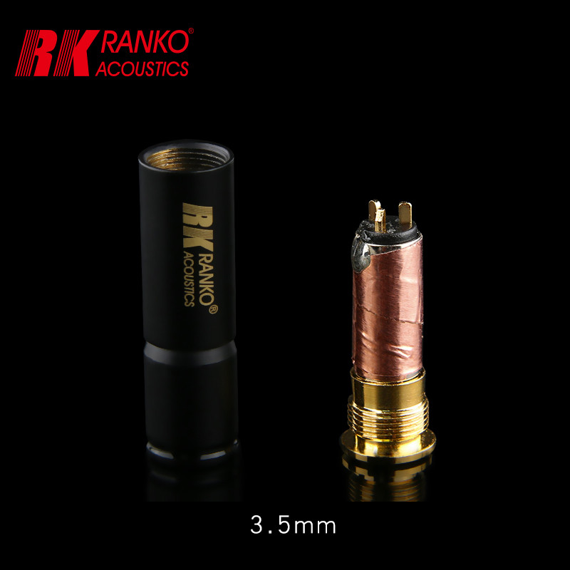 美国RANKO龙格2.5mm 3.5mm 4.4mm平衡母座 ie800s延长线 转接母头