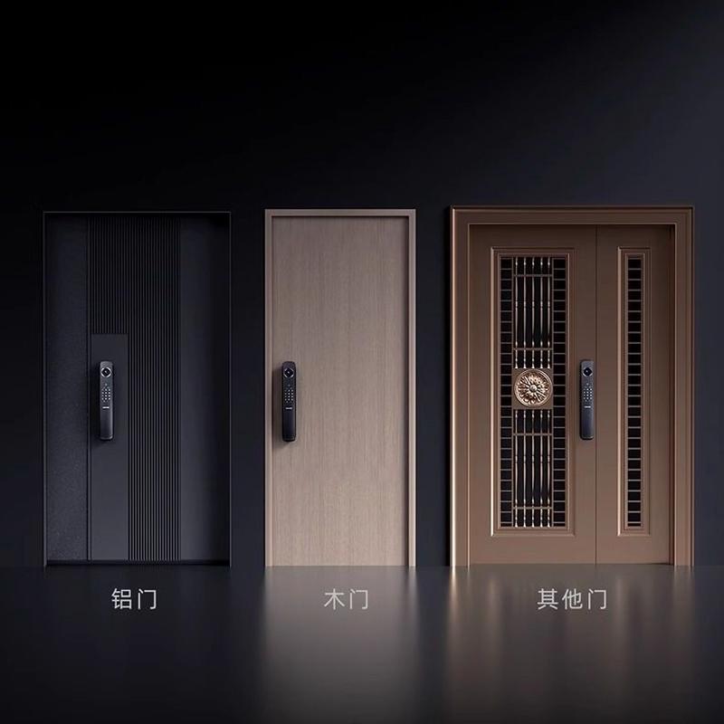 凯迪仕Q20FPro人脸识别指纹密码大屏猫眼电子锁入户家用智能门锁