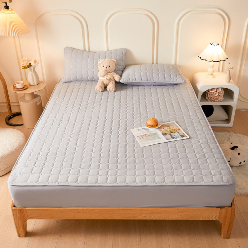 床笠罩床罩单件套夹棉席梦思床垫保护罩全包防尘床单加厚2024新款