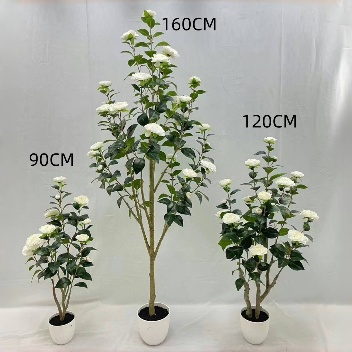 仿真茶绿植室内花树茶花树玫假茶树盆栽客厅盆栽高端装饰摆件落地