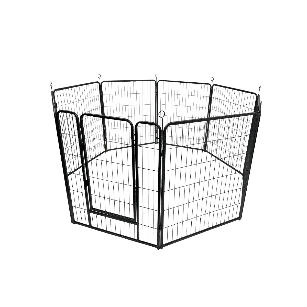 乐丰笼具爆厂家直销花银方管铁丝围栏宠物狗围栏定制花园围栏