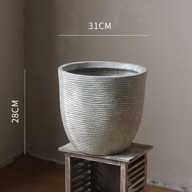 复古客厅泥花盆简约仿古艺术户外室外室内镁绿植盆栽落地水泥盆,鲜花速递/花卉仿真/绿植园艺,花盆,淘宝优惠券,粉丝福利购,淘宝优惠卷