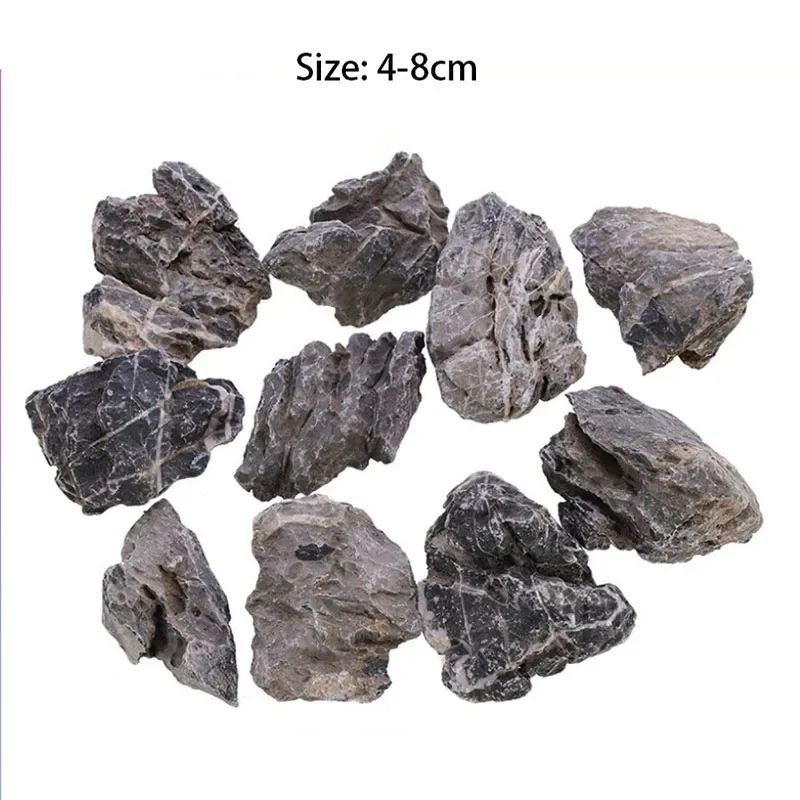 100g 250g 500g Natural Aquarium Decor Stone Rockery Landscap
