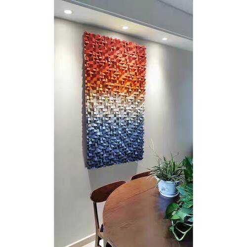 现代轻奢玄关装饰画马赛克抽象艺术立体感客厅壁画餐厅高级感挂画