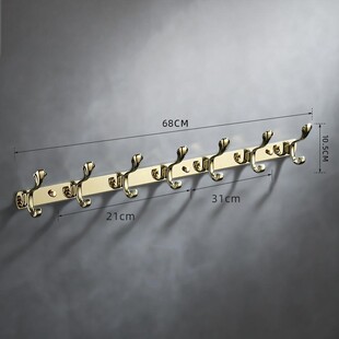 玫瑰金挂衣钩不锈钢卧室墙壁衣帽钩壁挂衣服挂钩客厅排钩欧式门后