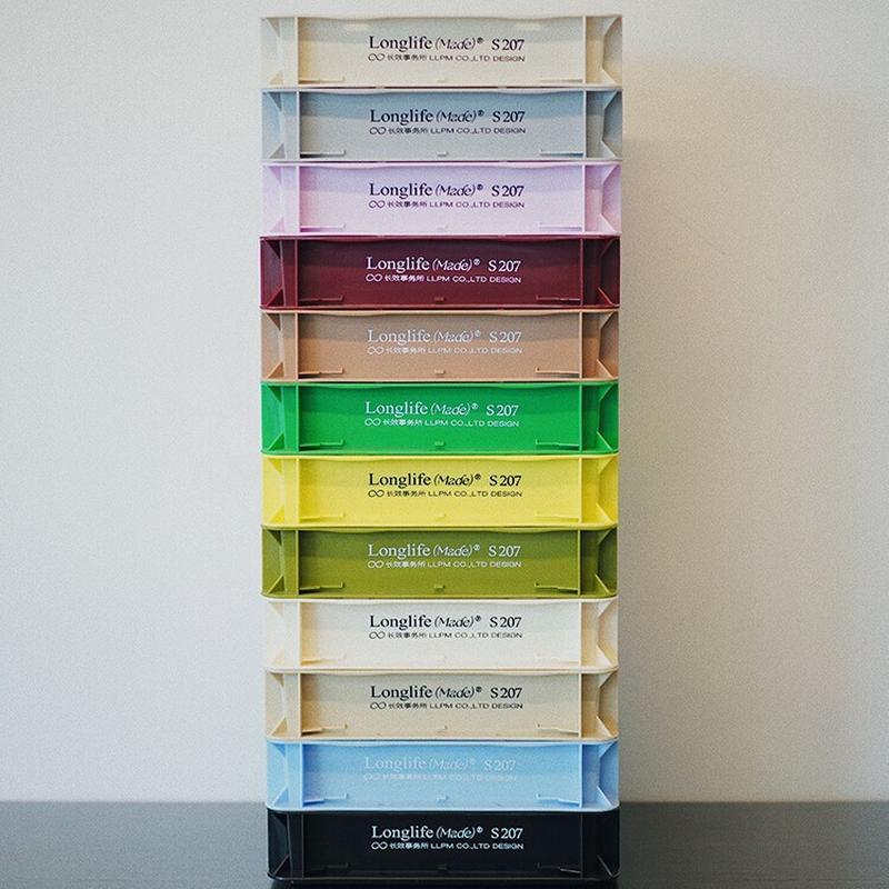 longlife工业风收纳盒办公室宿舍桌面整理日式咖啡文具潮流收纳箱