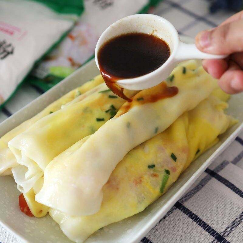 新日期正宗广东肠粉专用粉全套工具家用蒸盘广式石磨拉肠粉米浆粘