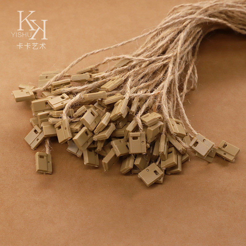 麻绳吊绳 麻绳吊diy手工 粒绳 吊牌绳 牛皮纸吊牌 现货标签