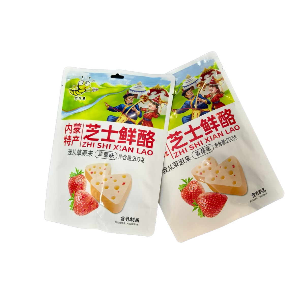 高铁同款馋嘴虫内蒙特产200g芝士鲜酪列车零食含乳制品三角奶乳酪