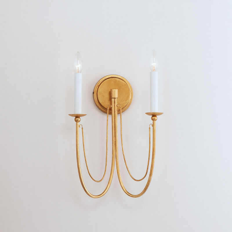 壁灯卧室 感装饰简约美式氛围创意复古床头主卧房间背景墙过道