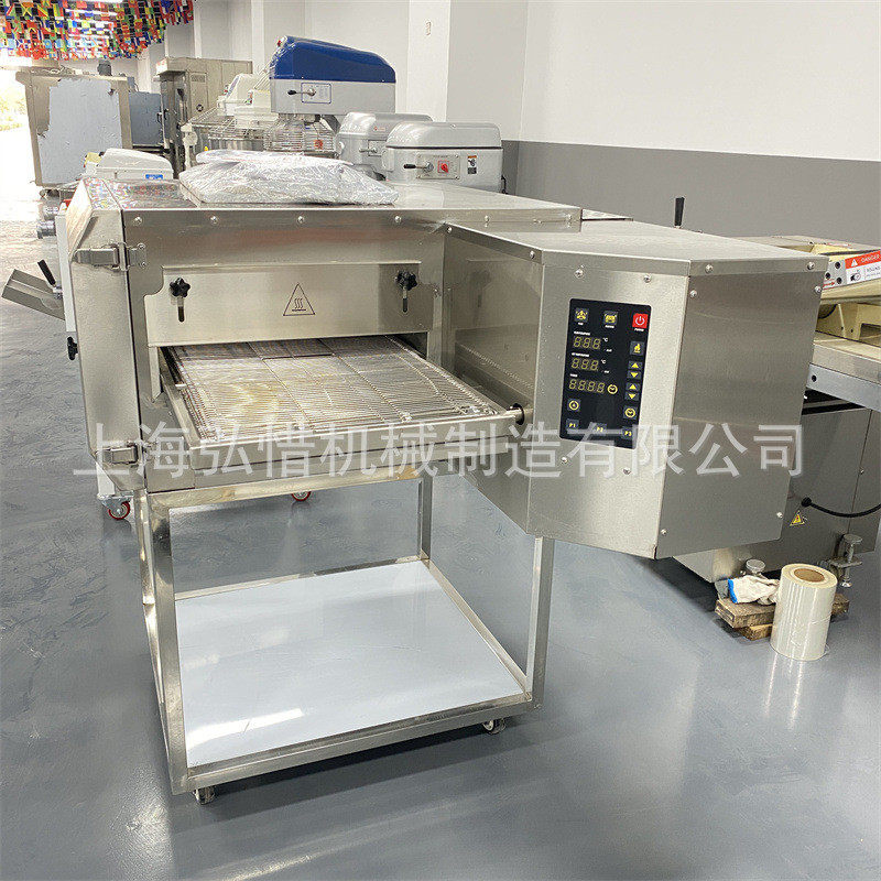 汉堡烤炉18寸商用热风披萨炉循环烤箱履带式披萨链式自动烘烤炉