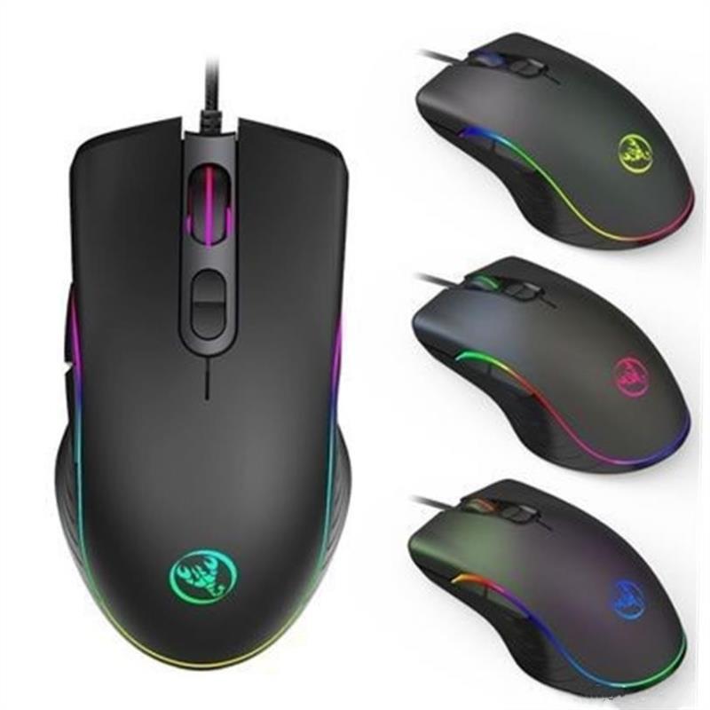 HXSJ A867 RGB Backlit USB Wired Gaming Mouse Esports Deskto1