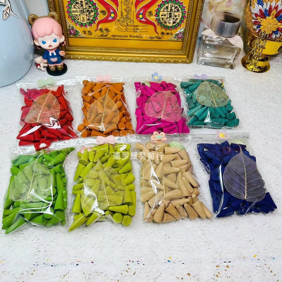 泰国佛牌进口香薰塔香100粒供奉用品浓郁清新室内家用姐姐四面象