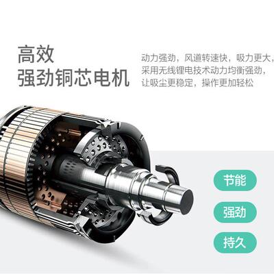 超杰充电无线工业级吸尘器大功率仓库办公室超市车用家用吸尘器