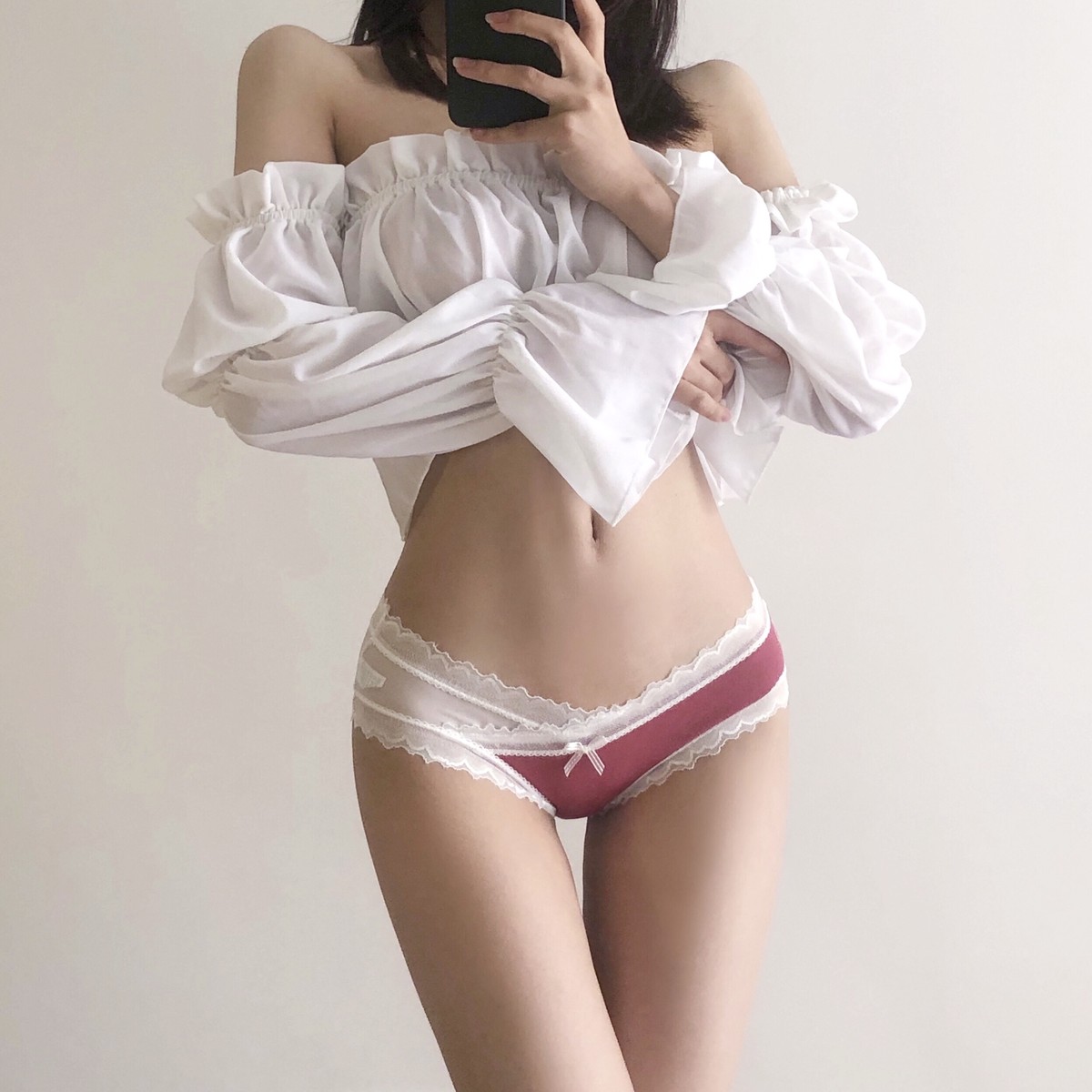 新品红色本命年情侣结婚内裤一对性感惑蕾丝低腰无痕内裤男女内衣