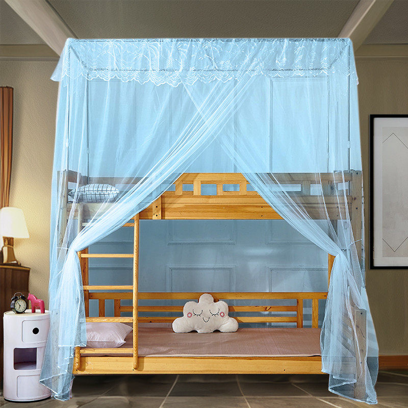 子母床蚊帐加密一体式梯形双层床家用高低床母子儿童床上下铺纹帐,床上用品,蚊帐,淘宝优惠券,粉丝福利购,淘宝优惠卷