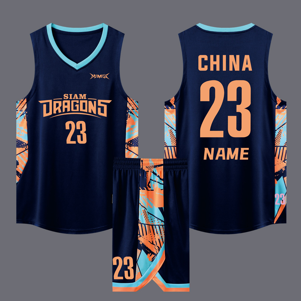 篮球服套装男定制儿童学生比赛美式队服运动背心训练营篮球衣订做