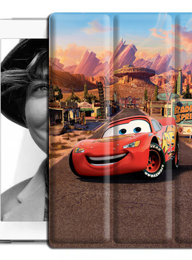 汽车总动员适用苹果ipad11代保护套9.7三折款Air5PopStar麦mini6平板10.2昆iapd789板牙Pro11礼物Pupupu壳