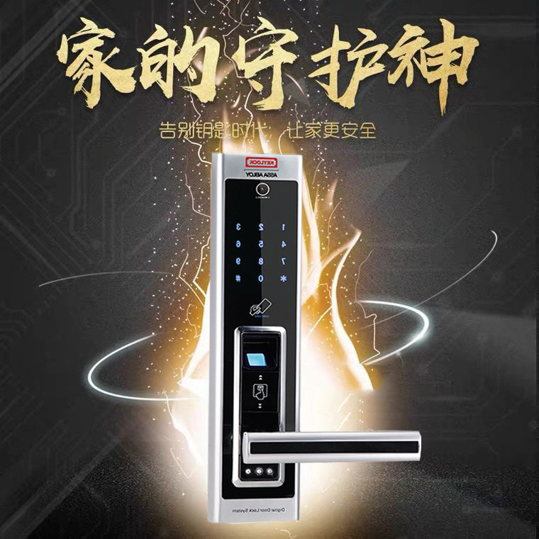 Keylock第吉尔指纹锁家用防盗门密码锁感应卡智能锁309