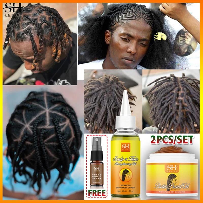 2023 New African Anti-itch Hair Growth Braid Oil Hair Care