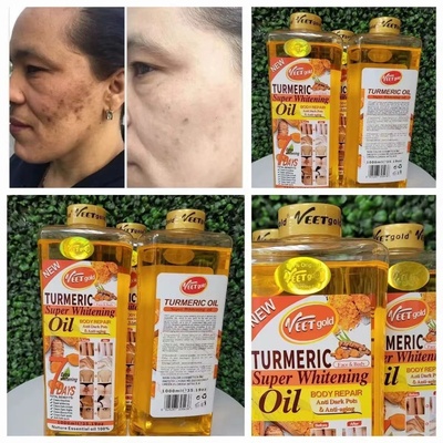 VEETgold Turmeric Super Whitening Oil Body Repair Serum New