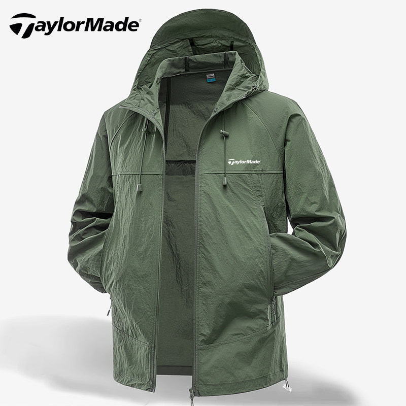 TaylorMade泰勒梅高尔夫服装防晒衣男防水防风女运动golf雨衣新款