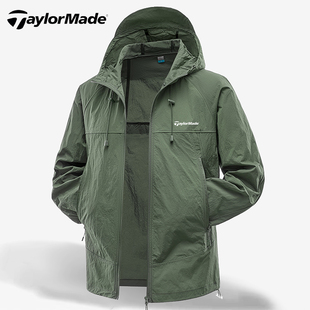 TaylorMade泰勒梅高尔夫服装防晒衣男防水防风女运动golf雨衣新款