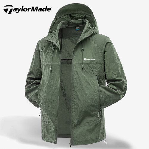 TaylorMade泰勒梅高尔夫服装防晒衣男防水防风女运动golf雨衣新款