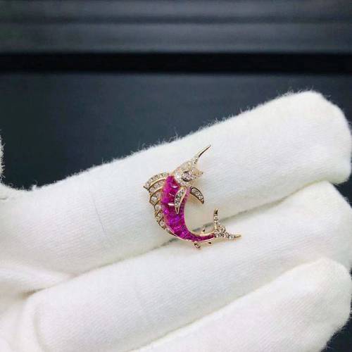 无边蓝宝石天然白金吊坠