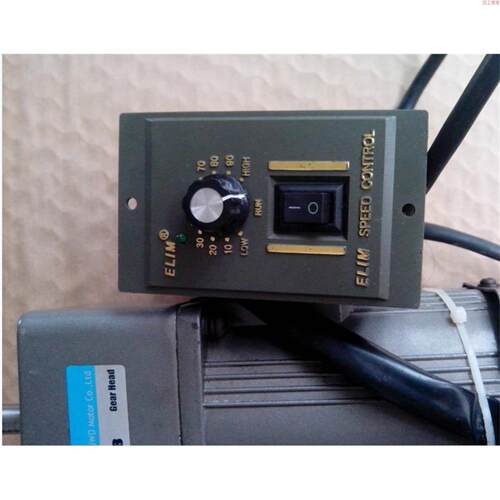 耿耿工控120w 220v调速电机 减速电机 3比速 10-430转可以调现货