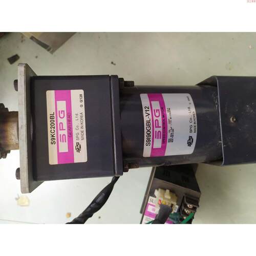 耿耿工控旧*二手9新电机S9I90GBL-V12+减速箱S9KC200BL带安装现货
